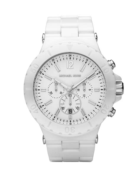 michael kors ceramic watch mens